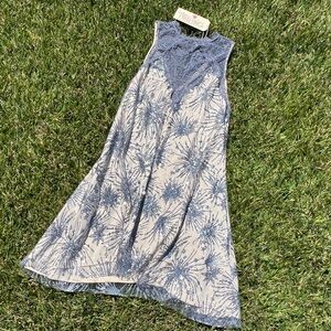 Southern Fried Chicks Mini Dress size S Grey Cream Lace Sequin wedding party NWT